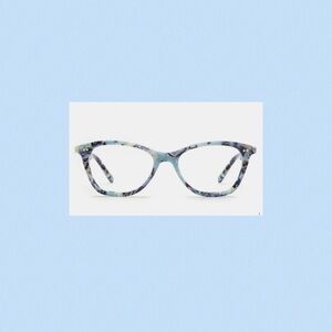 Krewe Optical Amelia (new no Box) Blue Azul clear lense add your prescription